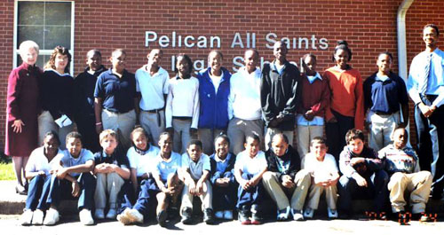 A former teacher, Rep. Beverly Bruce participates in the Back to School Program every year. This year she visited with 6th and 7th graders at Pelican-All Saints High School in Pelican, Louisiana.